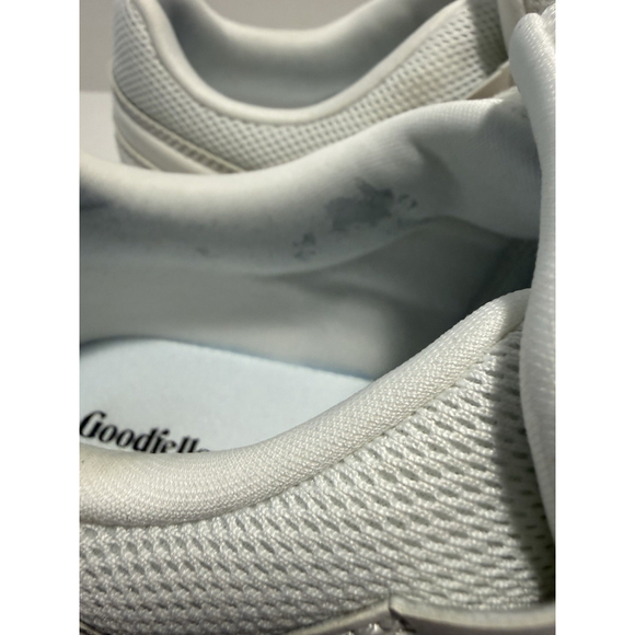 Men's Size 7 Scout Sneakers Goodfellow & Co White PU Leather Cushy Insole Target - Picture 11 of 16